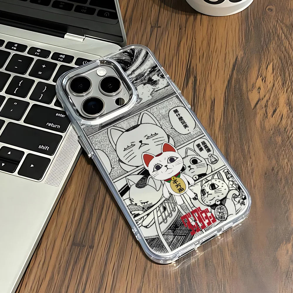 Turbo Granny Lucky Cat iPhone Case